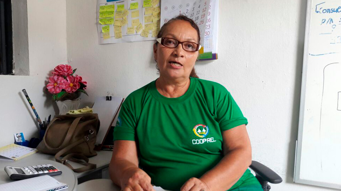 Maria José Lins, da Cooprel, no bairro Antares.