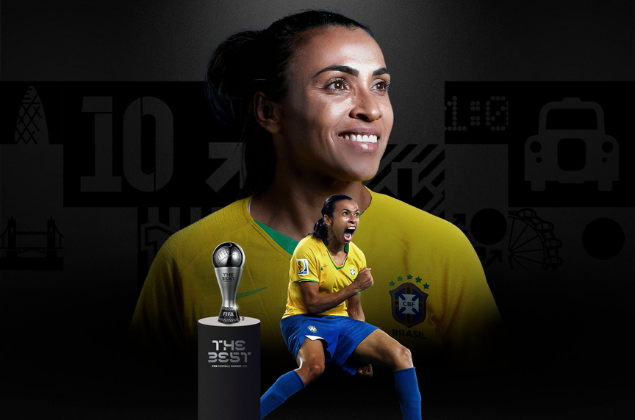 Marta é imortalizada pela Fifa no The Best 2023 e fala sobre futuro nos  gramados - TNH1