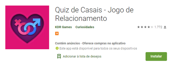 Quiz de Casais – Apps no Google Play