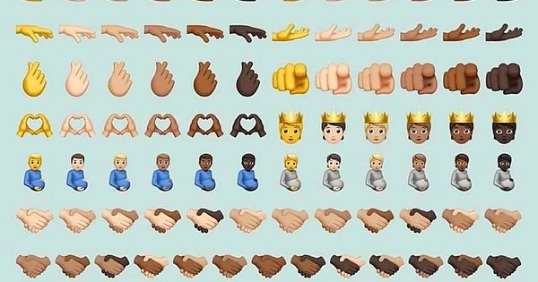 Homem grávido, gênero neutro: novos emojis trazem mais diversidade -  Revista Marie Claire