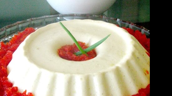 Imagem Receita: geleia de pimentão e mouse de gorgonzola