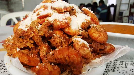 Imagem Camarão do Carlos, não é bom, “se amostra”