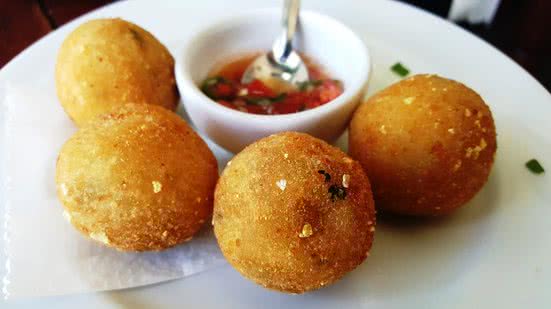 Imagem Batata-doce com charque, versão bolinho