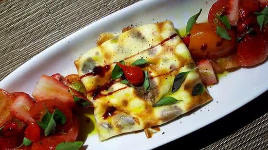 Imagem Crepioca de queijo brie, coisa de chef