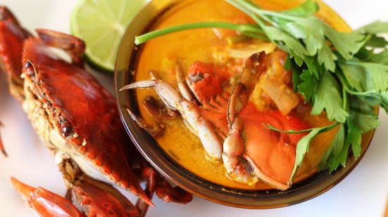 Imagem Caldinho de siri de coral, que maravilha!