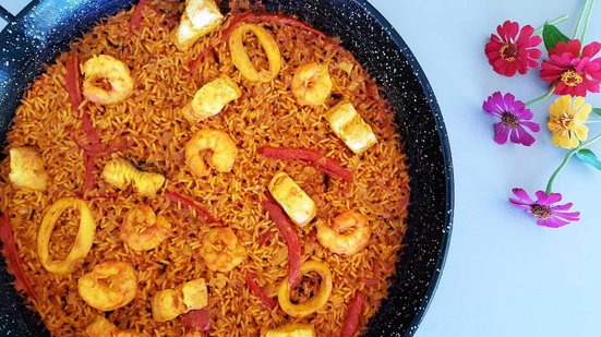 Imagem A paella de Porto de Pedras