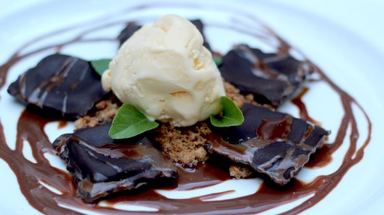 Imagem Ravióli do chef Thiago Brandão é amostrado