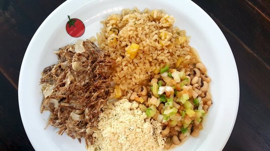 Imagem Carne de sol com arroz de banana