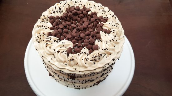 Imagem Bolo de café, campeão de junho