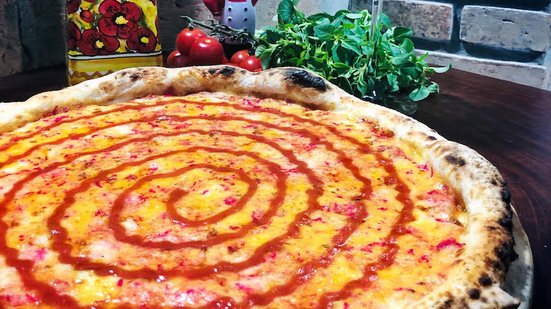Imagem A pizza da Cacau