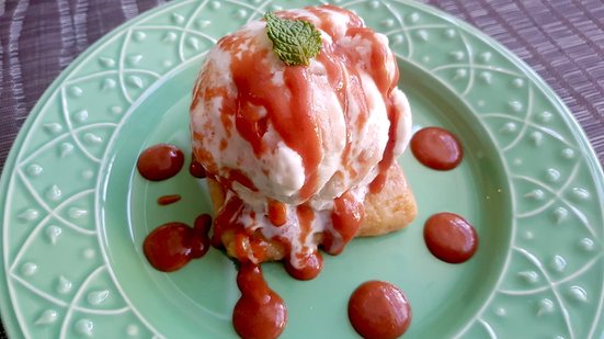 Imagem Cocada com sabor do amor