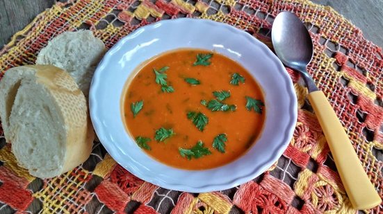 Imagem Creme de abóbora com afeto