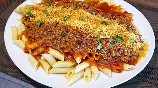 Imagem Macarronada do Gordo, com solidariedade