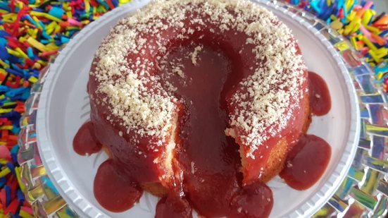 Imagem Bolo vulcão de goiabada