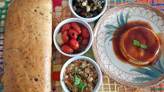 Imagem Os antepastos e pães da Zu