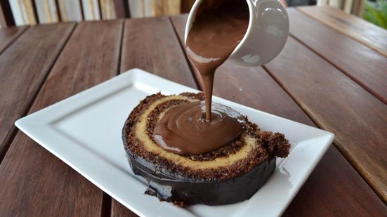 Imagem Muito além do rocambole de  chocolate