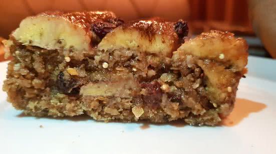 Imagem Torta de banana lowcarb, doce e leve