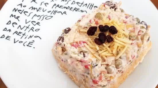 Imagem Maravilha: sanduíche de salpicão com frango gelado