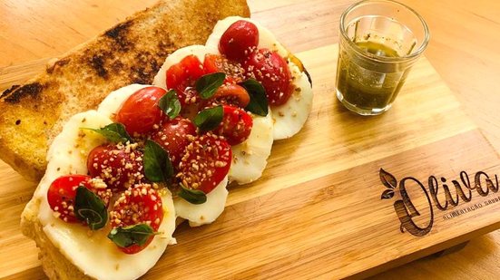 Imagem Sanduíche caprese para o verão