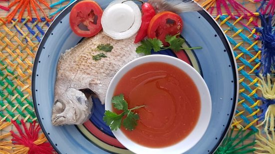 Imagem Carapeba com pirão de escabeche