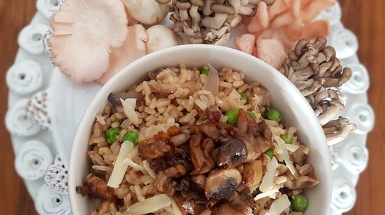 Imagem Arroz rico de cogumelos
