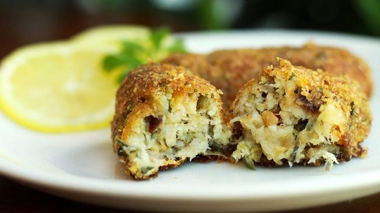Imagem Bolinho de bacalhau com inhame, maravilha sem glúten