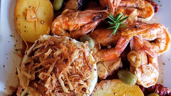 Imagem Maravilhosos camarões da chef Thaísa