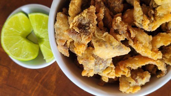 Imagem Torresmo de tilápia, campeão de dezembro