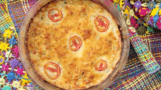 Imagem  Torta fake de camarão, campeã de abril