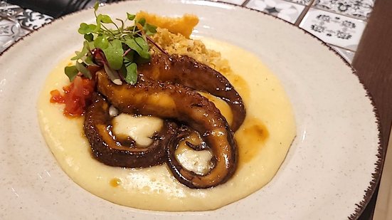 Imagem Polvo ao molho de tangerina