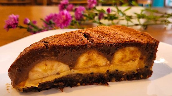 Imagem Maravilha: banoffe zero de açúcar 