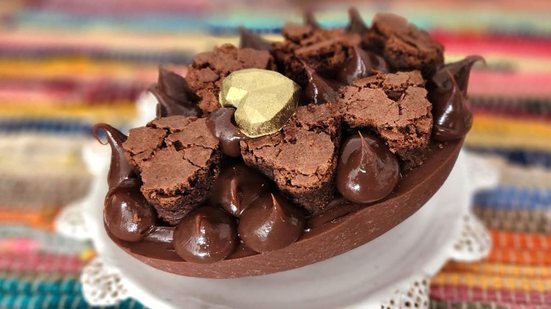 Imagem Brownie de ovo de Páscoa