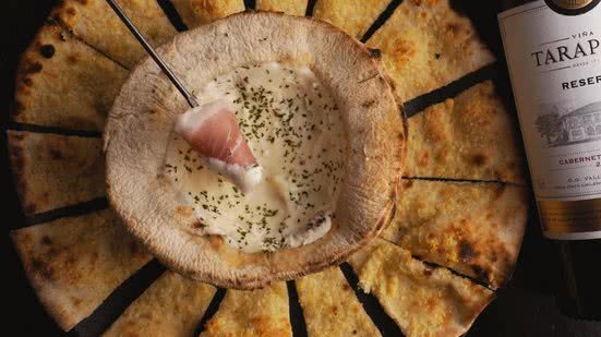 Imagem Pizza virou fondue