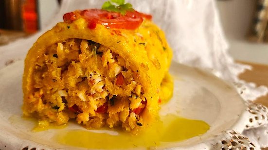 Imagem Rocambole de arroz da Yolanda Fiuza