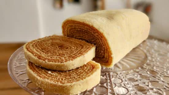 Imagem Bolo de rolo de padaria, e dos bons
