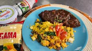 Imagem Farofa de flocão bem nordestina