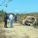 Veículo incendiado em Marechal Deodoro - Reprodução