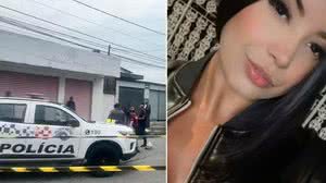 Brenda Bulhões foi baleada na porta do trabalho, na rua Vinte e Quatro de Agosto, segundo a Secretaria de Segurança Pública de São Paulo. - Yasmin Braga/TV Tribuna e Redes sociais