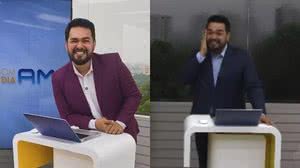 O jornalista Breno Cabral, responsável por apresentar o Bom Dia Amazonas, na Rede Amazônica - Reprodução / Instagram