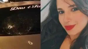 Jovem baleada pela PRF no RJ - Reprodução