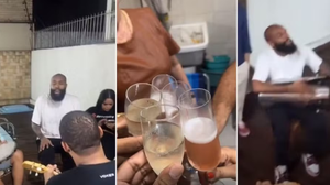 Samba, churrasco e brinde: como foram as primeiras horas de Nego Di após deixar cadeia - Foto: Reprodução