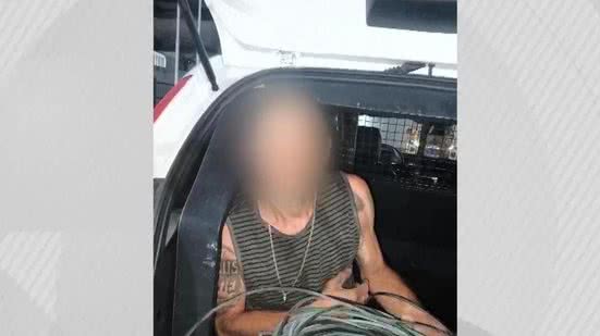 O suspeito foi encaminhado para a Central de Flagrantes - Reprodução/TV Pajuçara