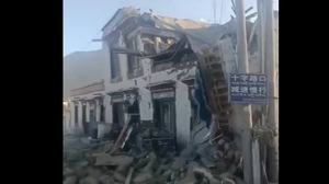 Terremoto deixa rastro de destruição no Tibete - Foto: Reprodução/X