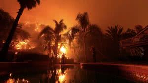 Uma área de 36 mil acres já foi devastada pelas chamas - Divulgação / Firebreak Protection Systems