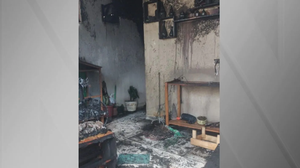 Casa incendiada em Jaboatão dos Guararapes, na região metropolitana do Recife - Foto: Divulgação