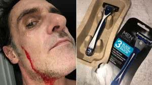 Inglês é indenizado em R$ 38 mil após se cortar ao fazer a barba - Foto: Reprodução/X