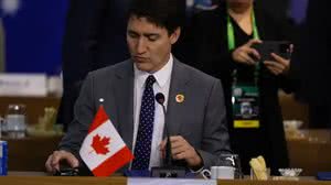 O primeiro-ministro do Canadá, Justin Trudeau durante abertura do G20, no MAM, na zona central da capital fluminense - Tomaz Silva / Agência Brasil