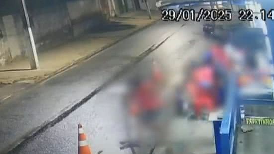 Assalto em espetinho: bandidos atiraram após descobrir que vítima era policial, diz PC - Reprodução