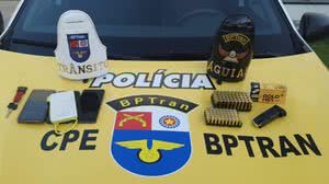 Imagem Policiais do BPtran flagram entrega ilegal de munições em Maceió