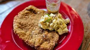 Imagem Filé suíno com salada de batata é bom demais